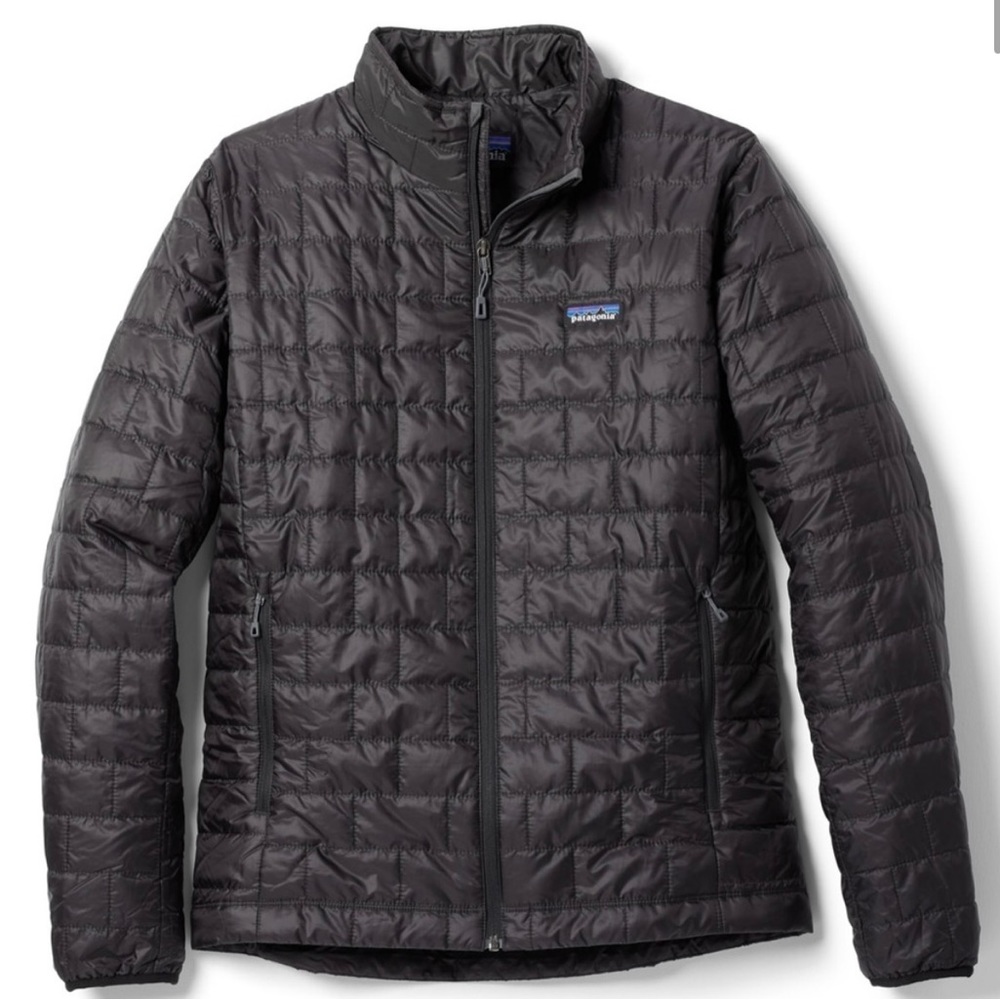 Patagonia Men’s Nano Puff Jacket Black Puffer sz L